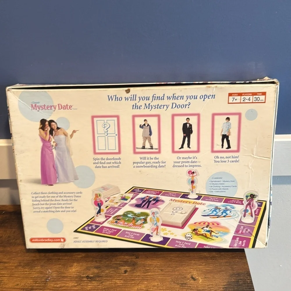 Classic Mystery Date Board Game 2005 Milton Bradley replacement parts *as is*